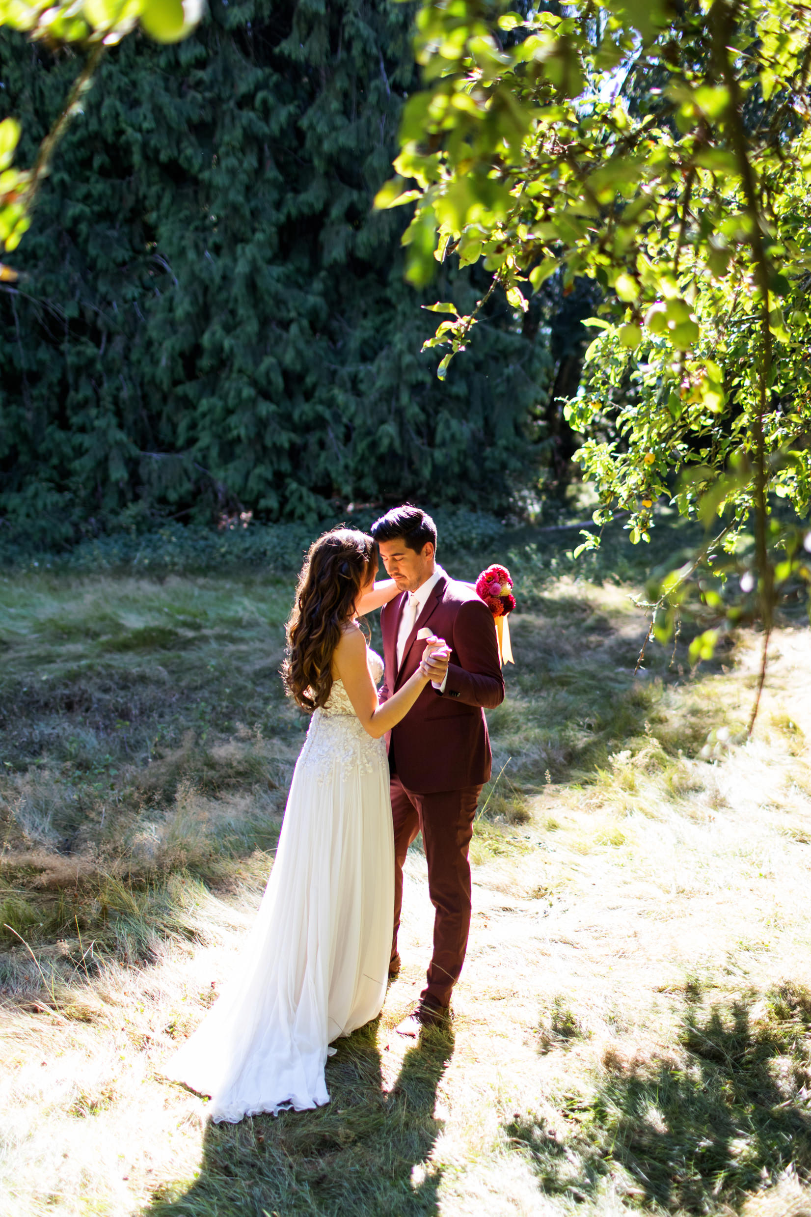 Private Whidbey Island Wedding Photos